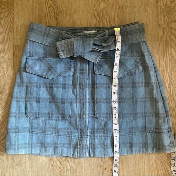 Light Academia Mini Skirt Versatile Tie-Belt Preppy Coquette Collegiate - Picture 14 of 14